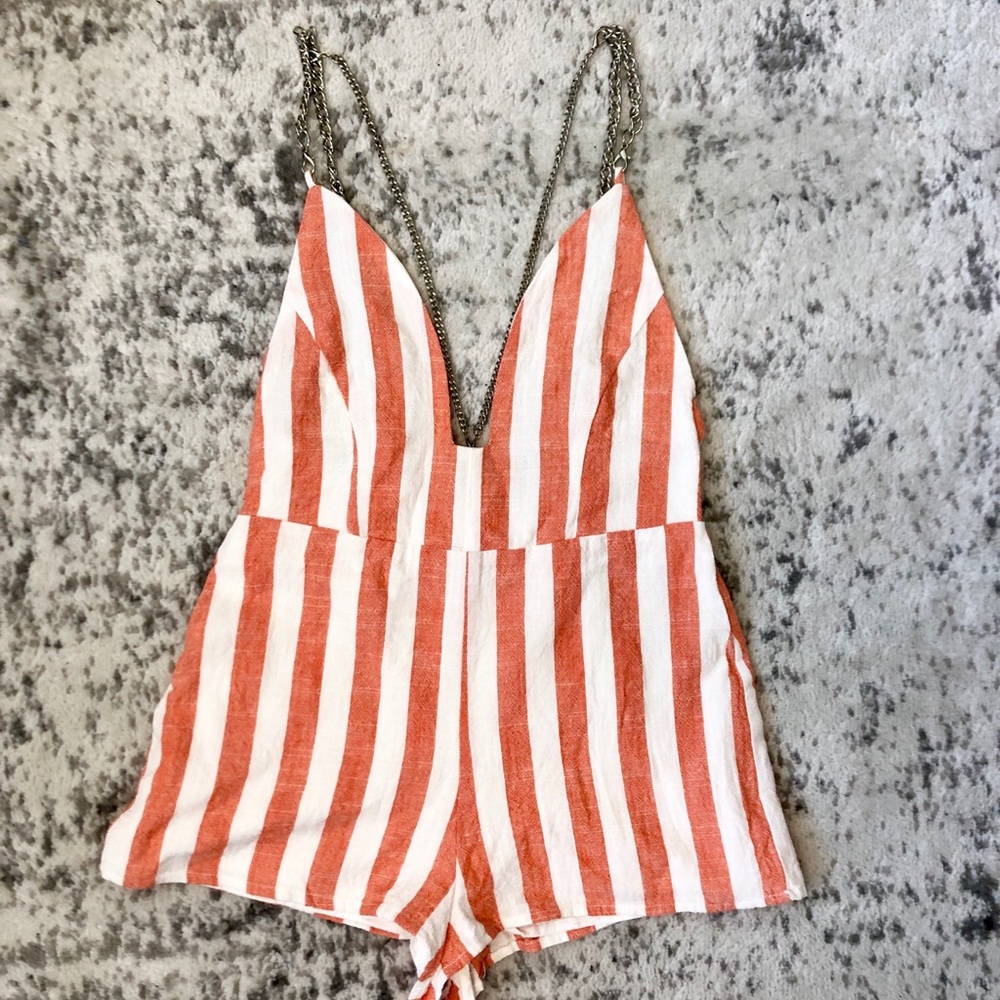 LF striped romper